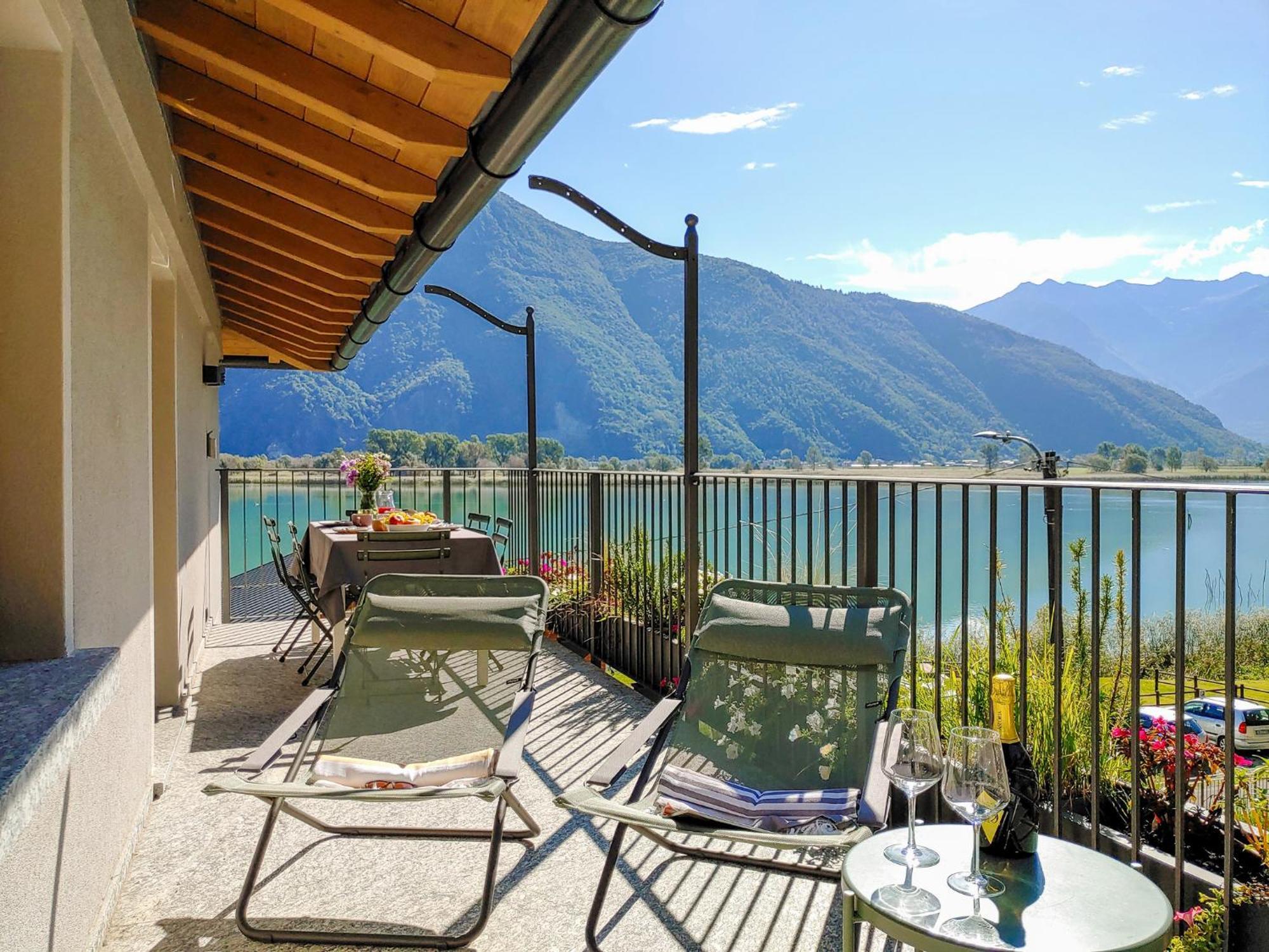 Dascio Silence Ferienwohnung Mit Panorama Balkon Exteriör bild