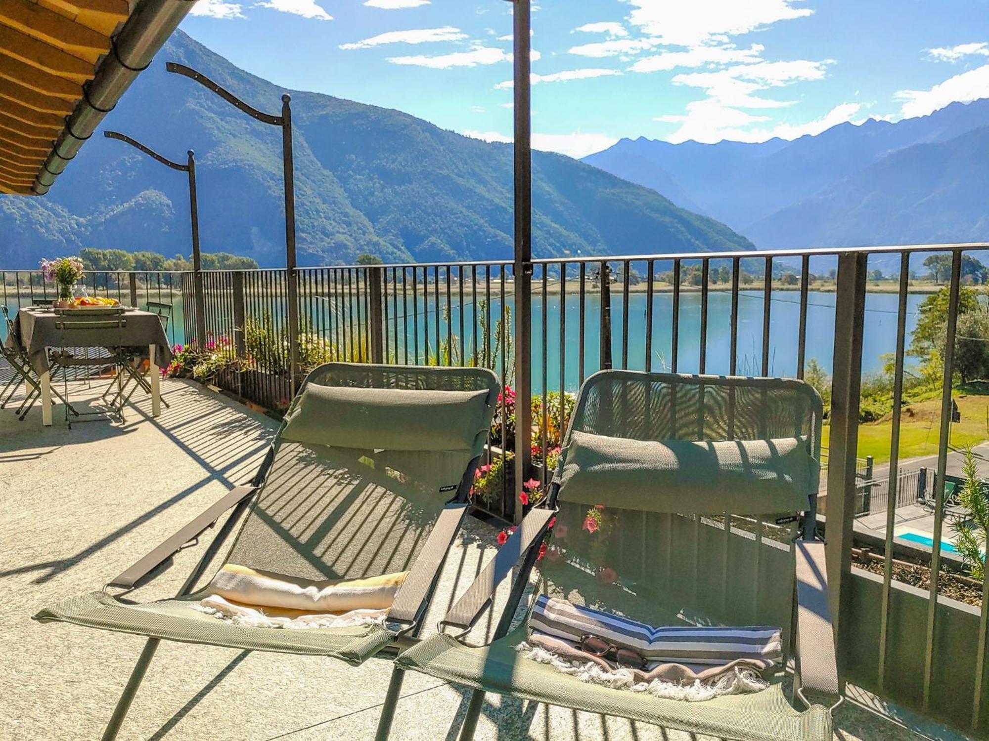Dascio Silence Ferienwohnung Mit Panorama Balkon Exteriör bild