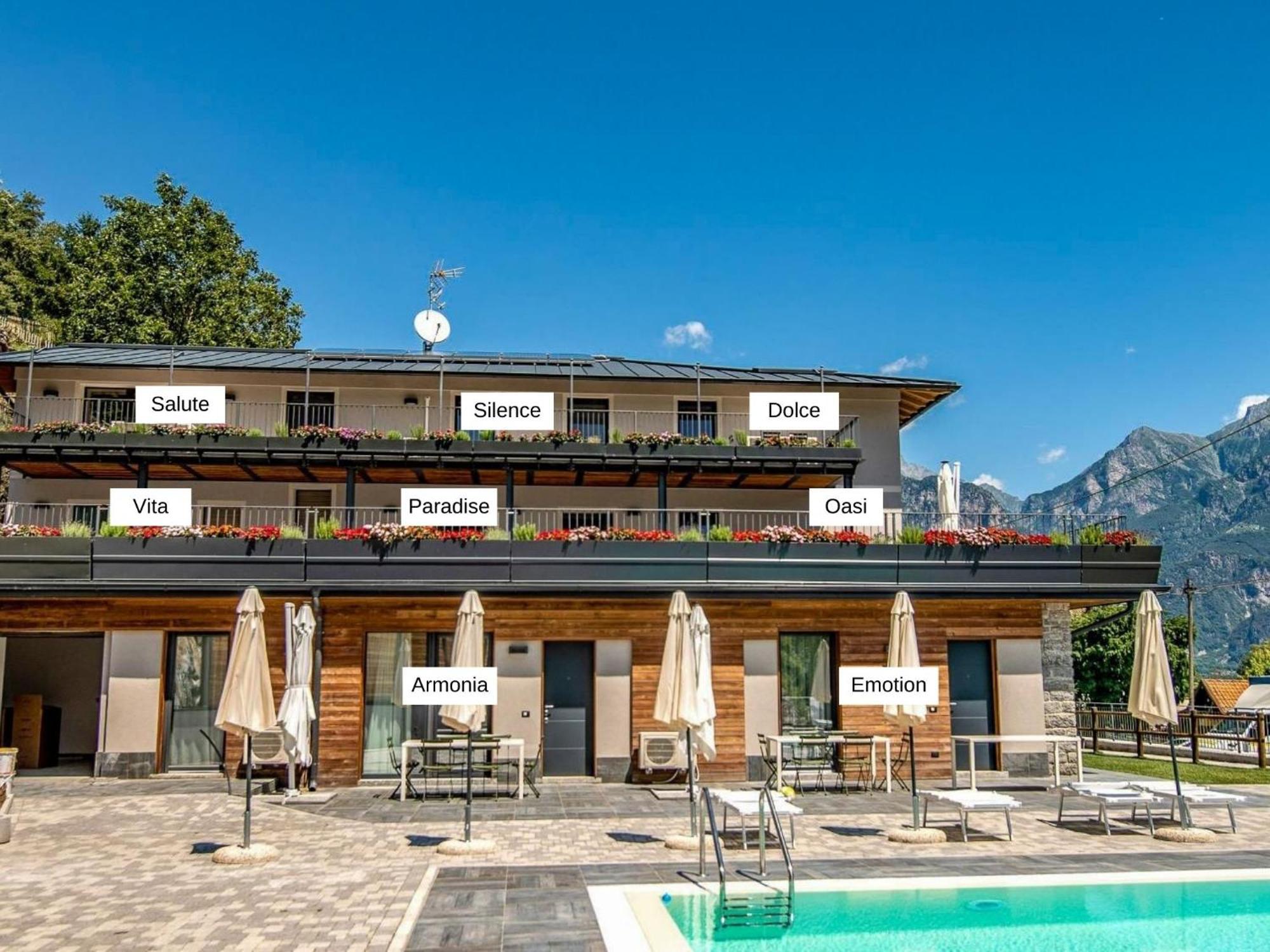 Dascio Silence Ferienwohnung Mit Panorama Balkon Exteriör bild